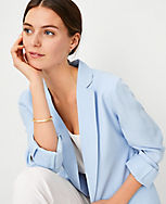 Relaxed Roll Sleeve Blazer carousel Product Image 3
