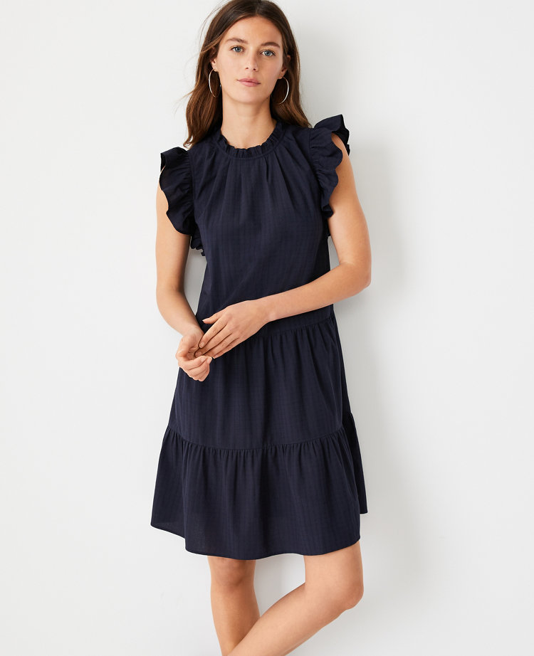 Saddle Sleeve Shift Dress