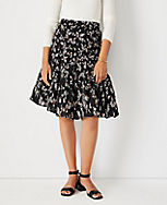 Floral Tiered Pull On Skirt  carousel Product Image 1