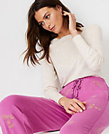 The Petite Embroidered Jogger Pant carousel Product Image 3