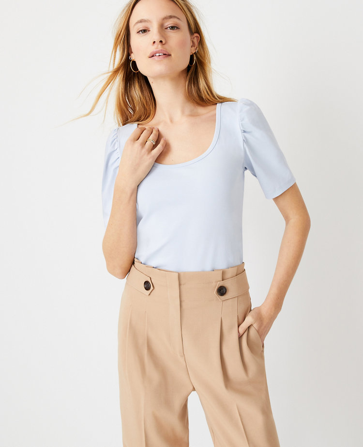 petite scoop neck tee