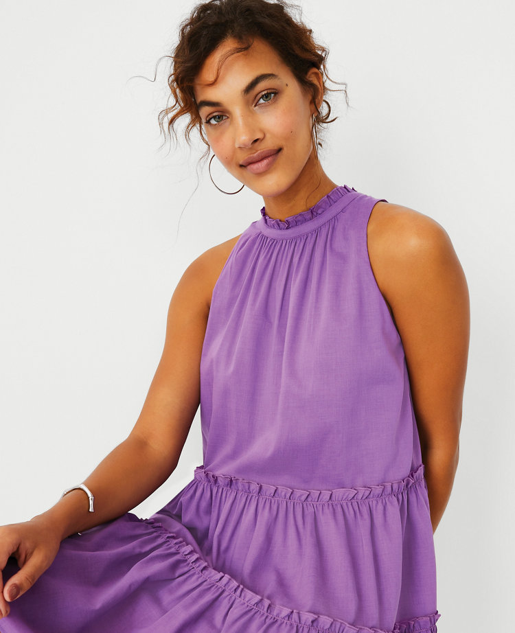 Ruffle Halter Dress