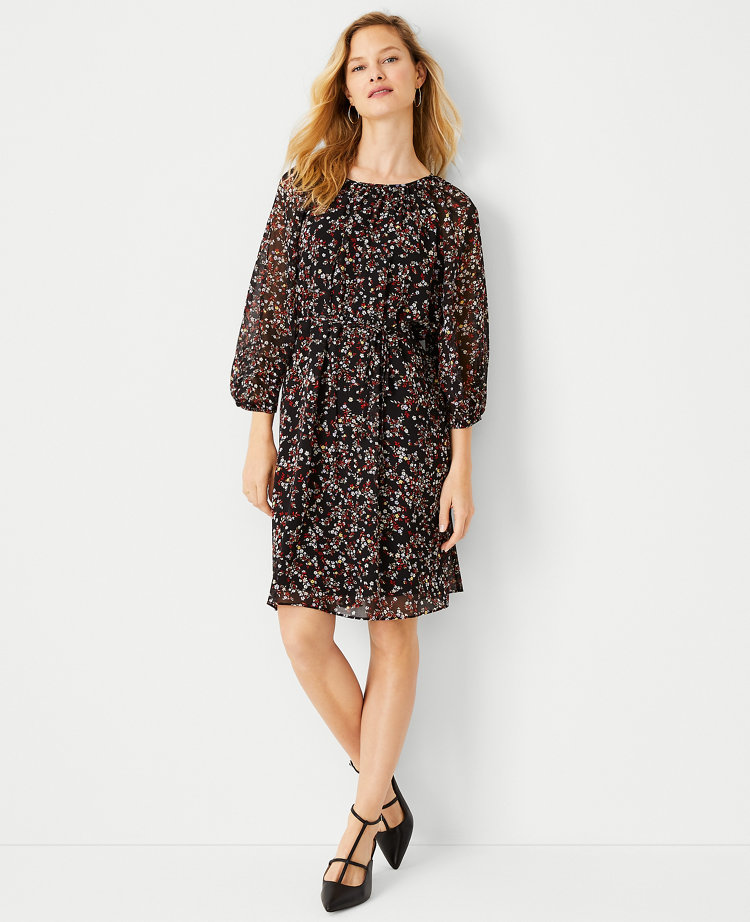 Chiffon on sale shift dress