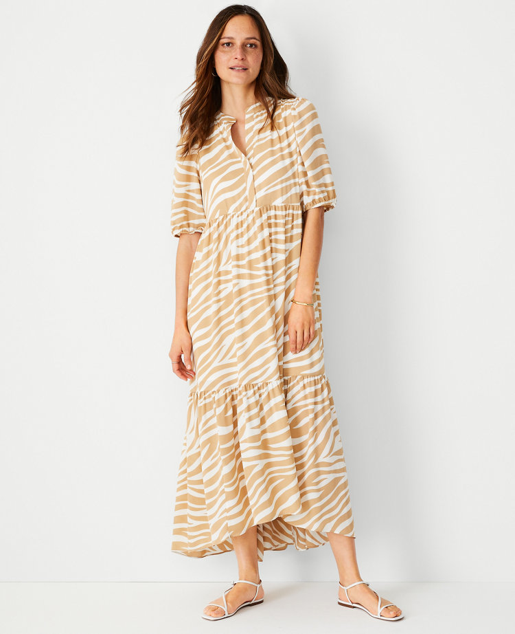 ann taylor puff sleeve dress