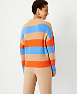 Stripe Mock Neck Sweater carousel Product Image 2