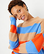 Stripe Mock Neck Sweater carousel Product Image 3