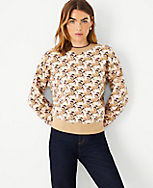 Horse Print Sweater carousel Product Image 1