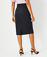 The High Waist Seamed Pencil Skirt in Double Knit carousel Product Image 2