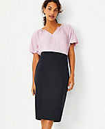 The High Waist Seamed Pencil Skirt in Double Knit carousel Product Image 3