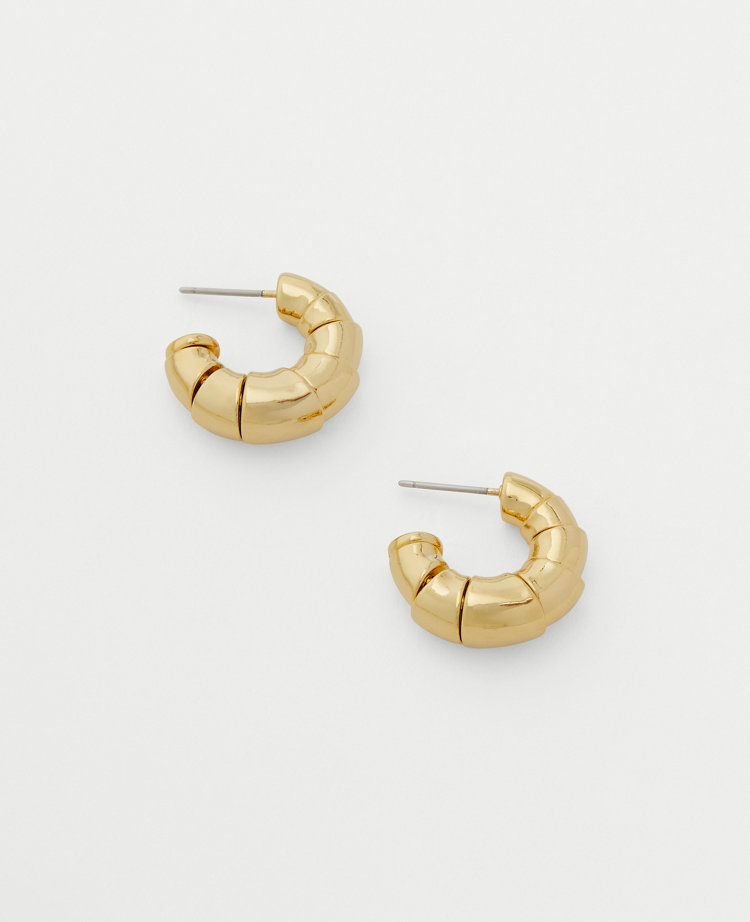 Croissant Huggie Earrings