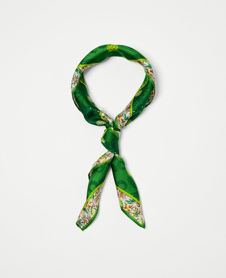 Pineapple Silk Little Scarf