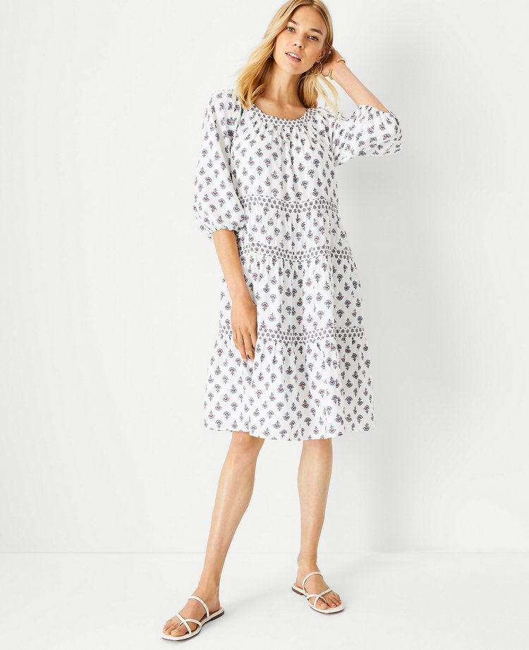 Petite Floral Shift Dress