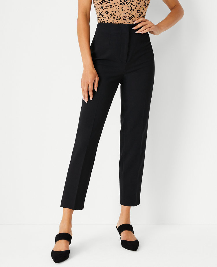 Ann Taylor LOFT Black Casual Pants Size 10 (Petite) - 74% off