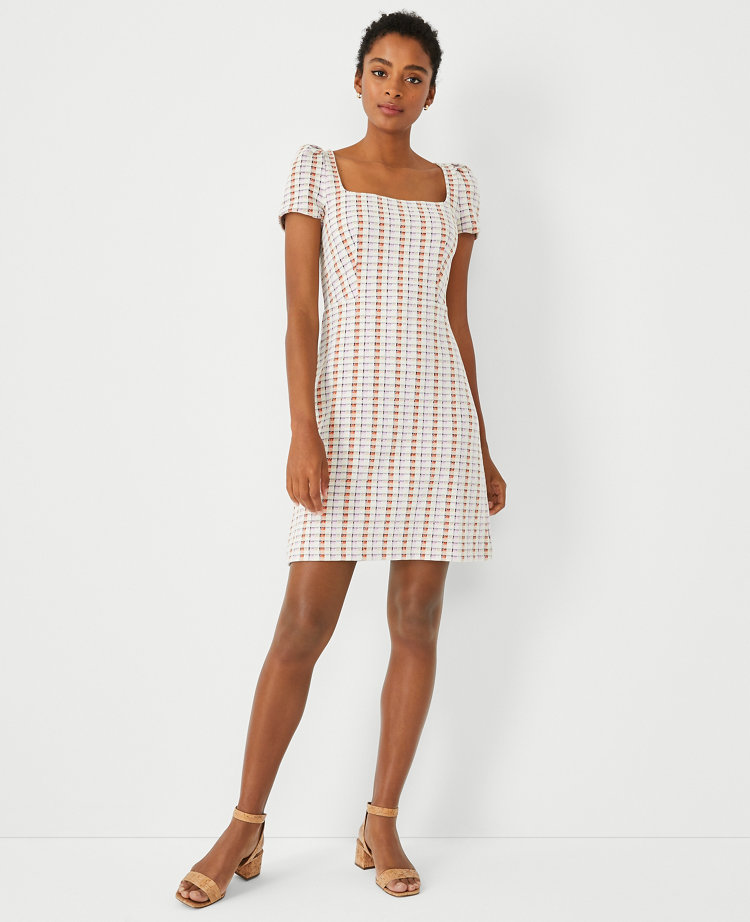ann taylor madras dress