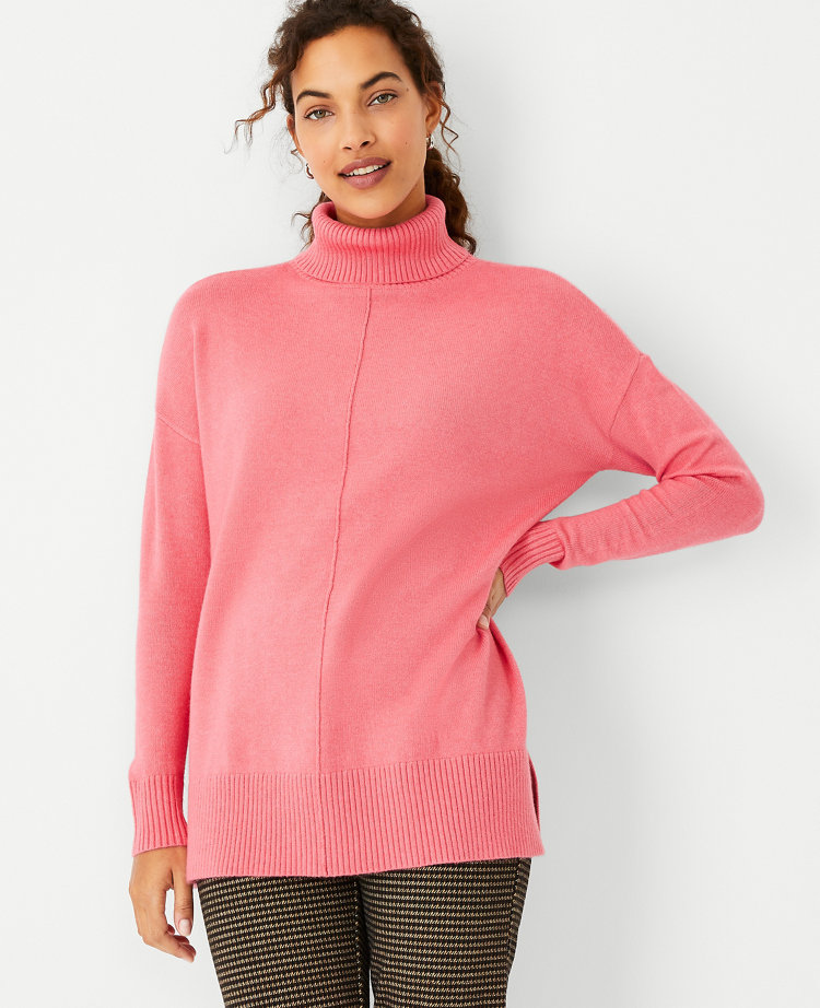 Women's Turtleneck Tunic Sweaters