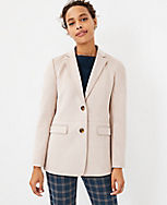 The Greenwich Blazer in Faux Suede carousel Product Image 1