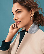 The Greenwich Blazer in Faux Suede carousel Product Image 5