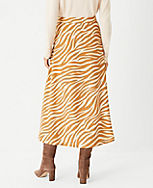 Zebra Print Midi Skirt carousel Product Image 2
