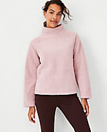 Sherpa Mock Neck Top carousel Product Image 1