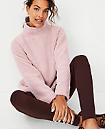 Sherpa Mock Neck Top carousel Product Image 3