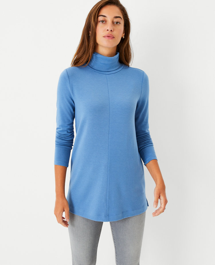 Turtleneck Tunic Top