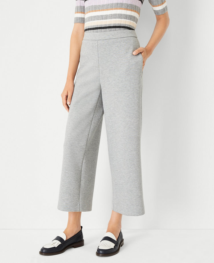 wide leg trousers ankle length