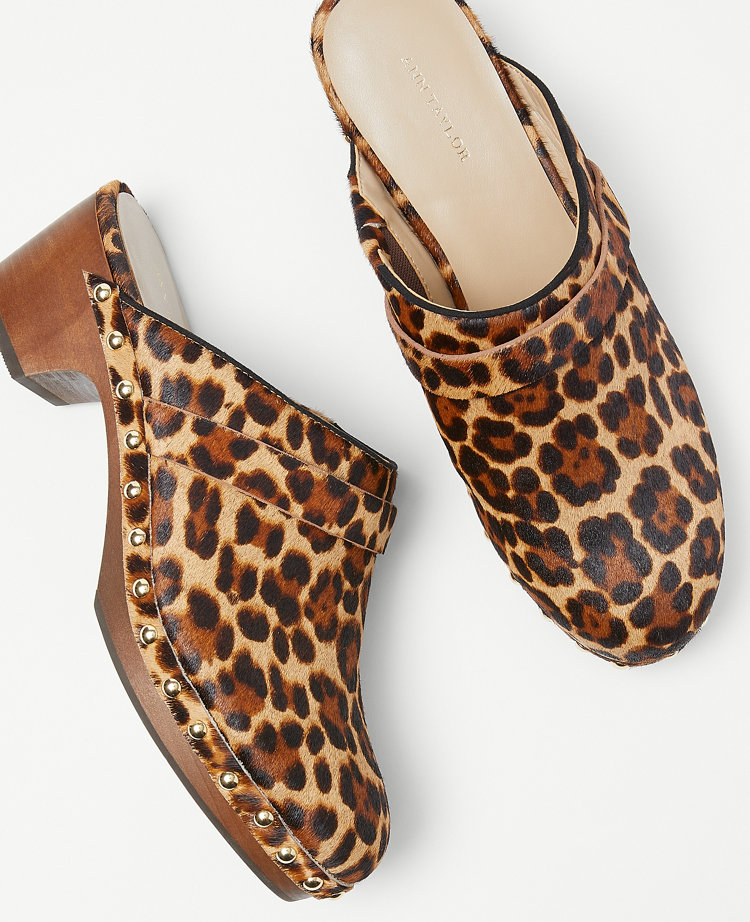 Clogs leopard print online