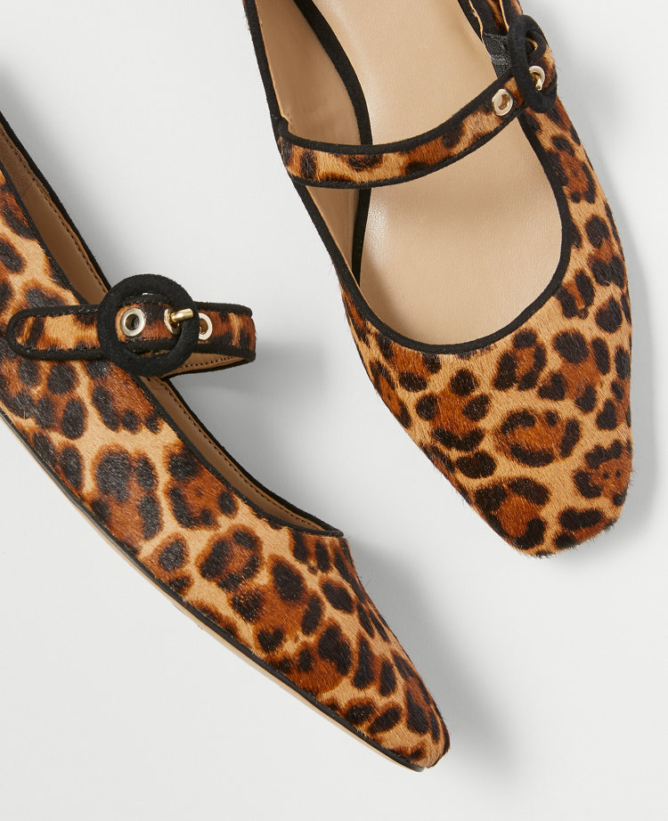 Mary jane leopard deals print shoes