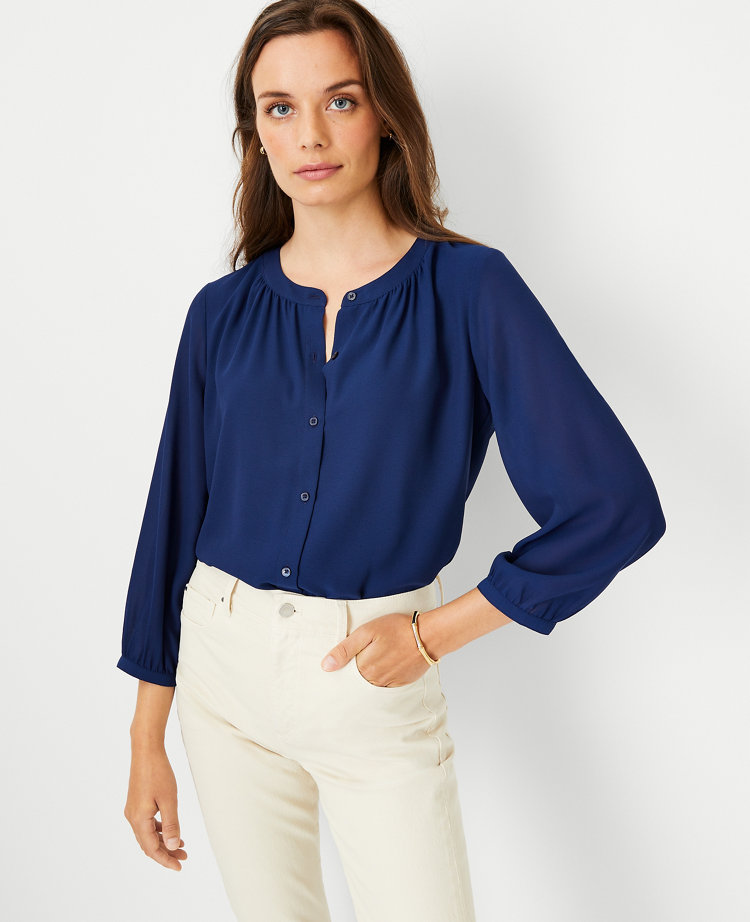 Blouses & Tops for Women Ann Taylor