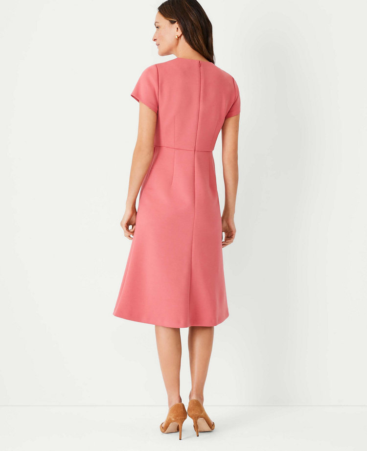 The Tall Midi Flare Dress in Double Knit carousel Product Image 2