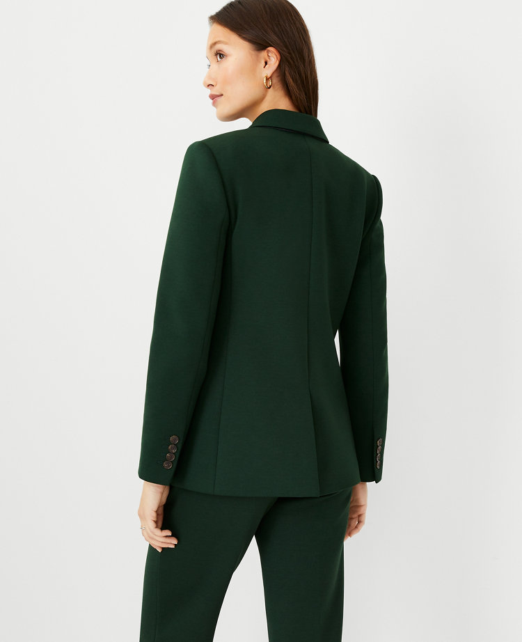The Two Button Blazer in Double Knit
