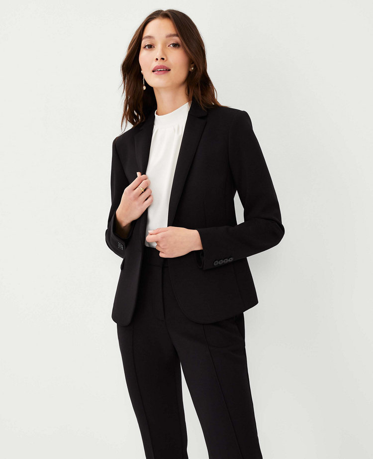 Women's Black Petite Jackets and Blazers