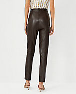 The Faux Leather Seamed Side Zip Legging carousel Product Image 2