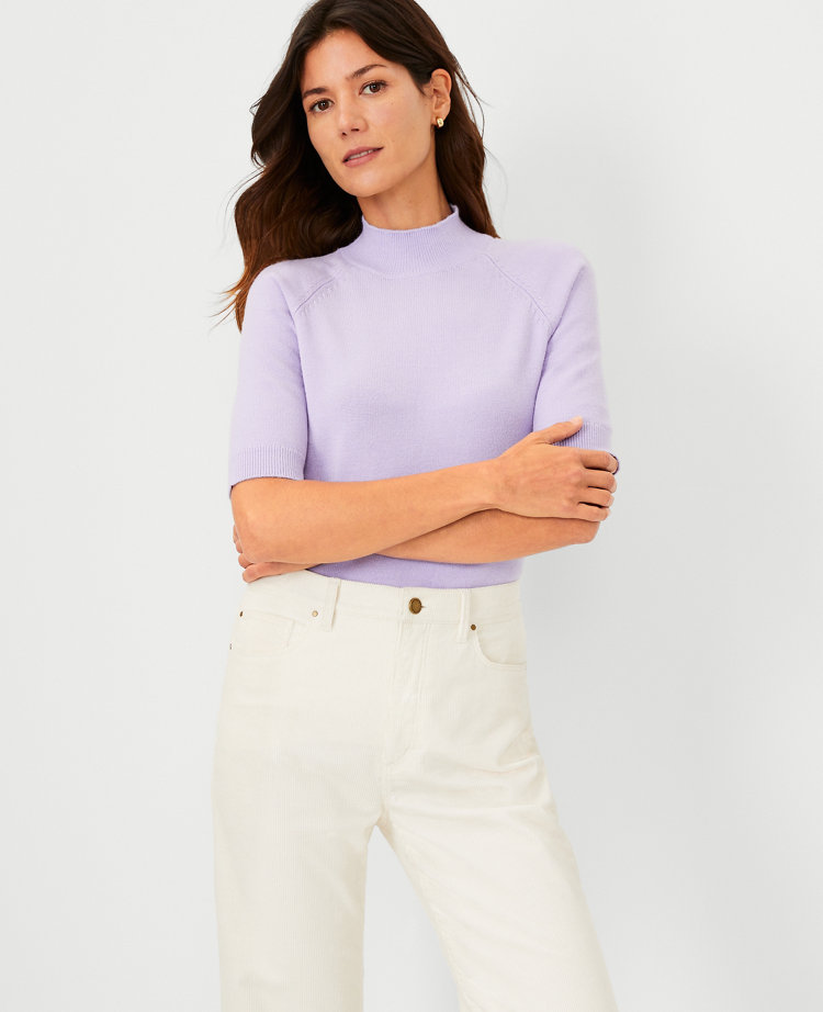 Mock Neck Sweater Tee