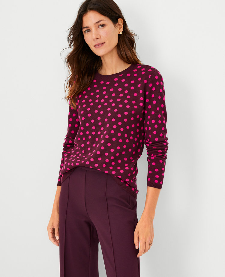 SLEEVELESS SWEATER - Polkadots