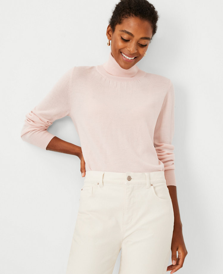 Merino wool turtleneck outlet sweater women's