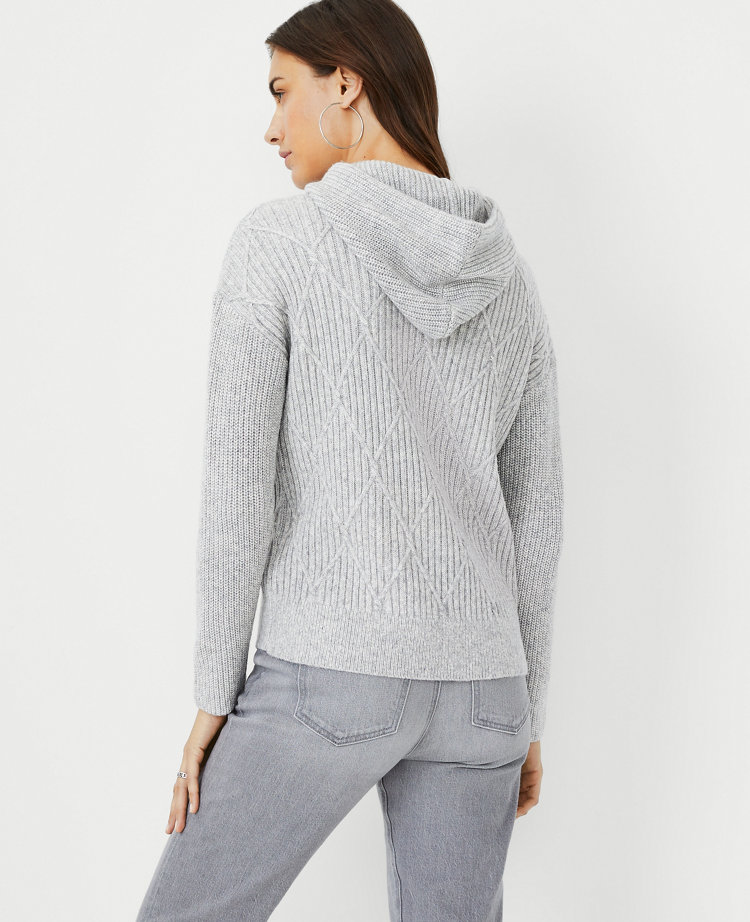 Marigold Cable Knit Hoodie