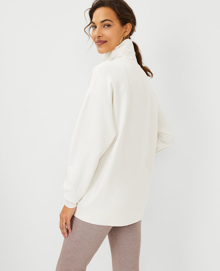 Drawstring Neck Sweatshirt