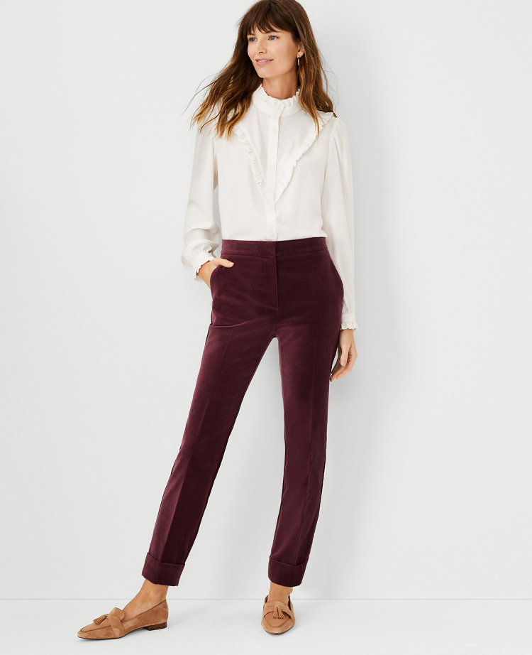 Ann taylor 2024 velvet pants