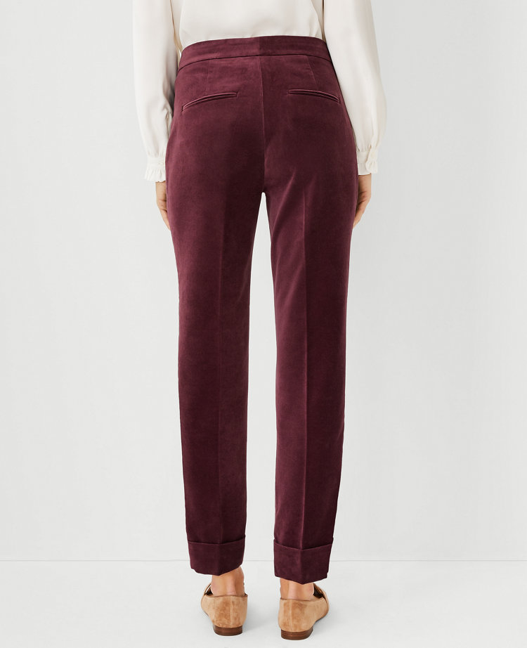 The Velvet High Waist Ankle Pant