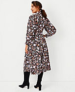 Floral Collared Midi Shirtdress carousel Product Image 2