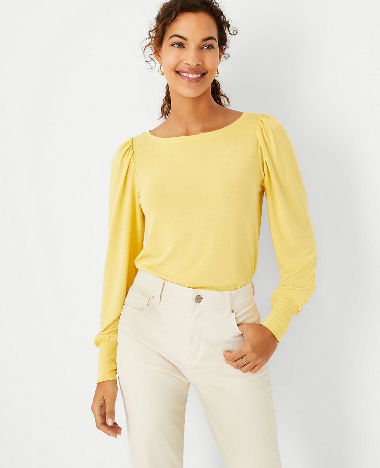 Draped Sleeve Top