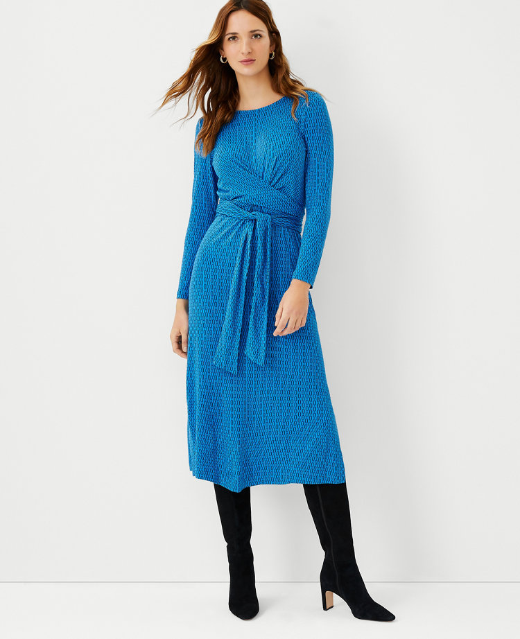 Chain print midi dress on sale
