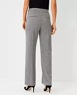 The Houndstooth Side Zip Straight Pant carousel Product Image 2