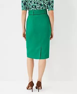 Belted Seamed Pencil Skirt carousel Product Image 2