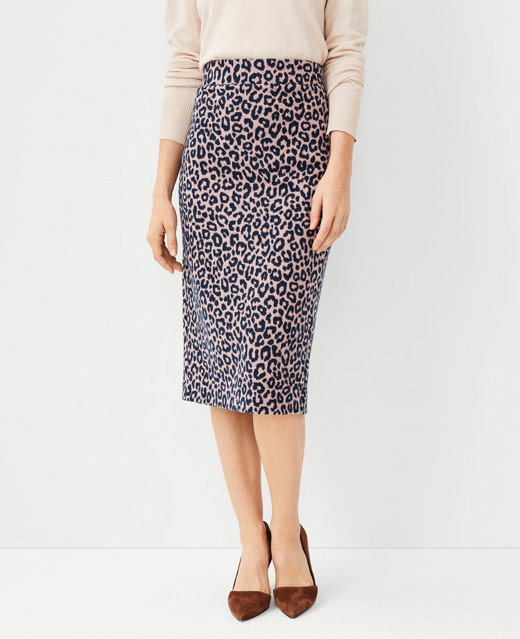 Zebra print pencil skirt sales