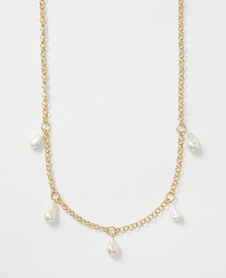 Freshwater Pearl Station Necklace