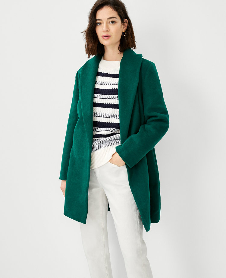 Ann taylor shawl hot sale wrap coat