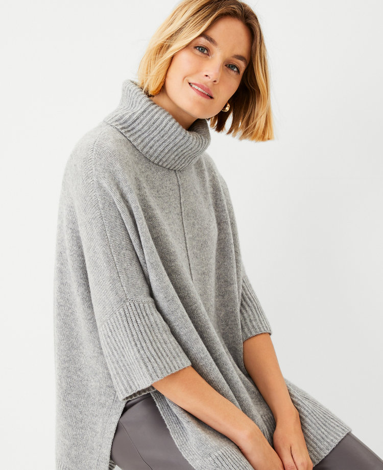 Ann Taylor 100% Cashmere Poncho popular