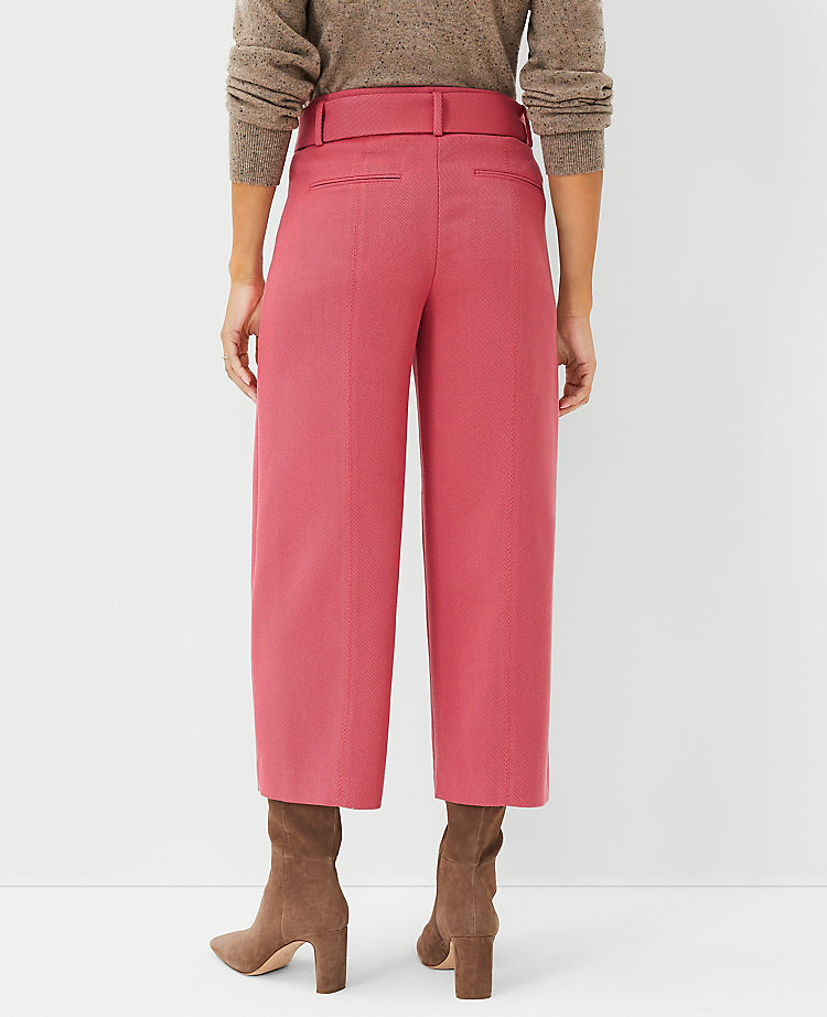 The Petite Belted Culotte Pant